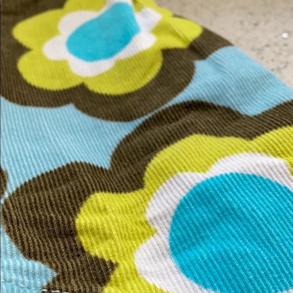 Mini Boden Girls Big Floral Fully Lined Corduroy Dress 3-4 - Picture 9 of 11